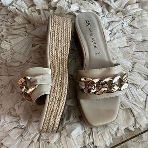 Anne Klein platform sandals!